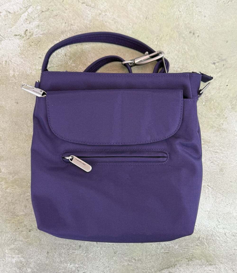 Travelon Purple CrossbodyAnti-Theft Bag
